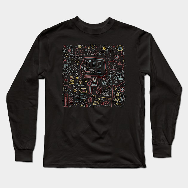 Otherwordly lines Long Sleeve T-Shirt by stkUA